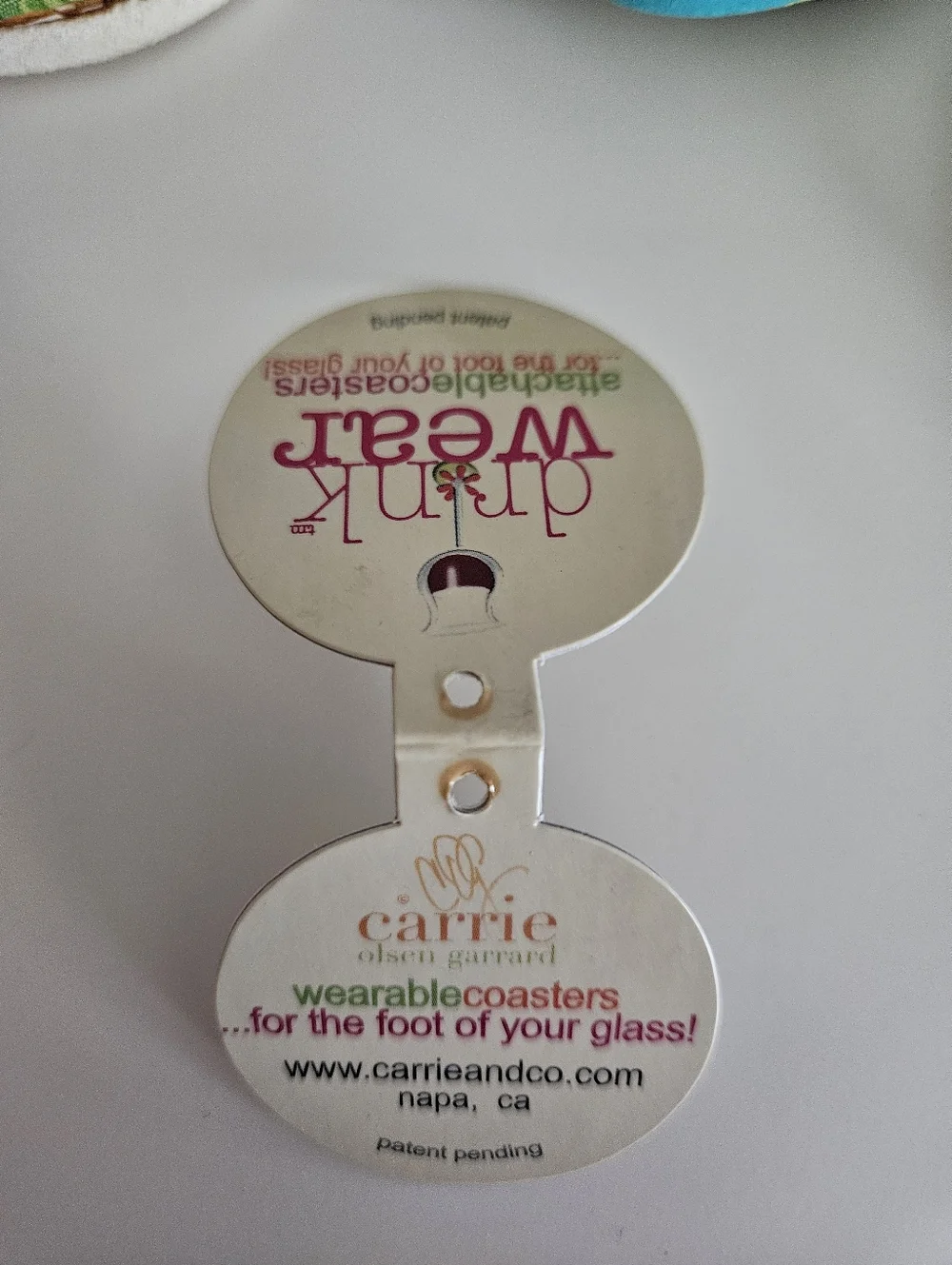 DRINKWEAR 4-Piece Flip Flop Coaster Set